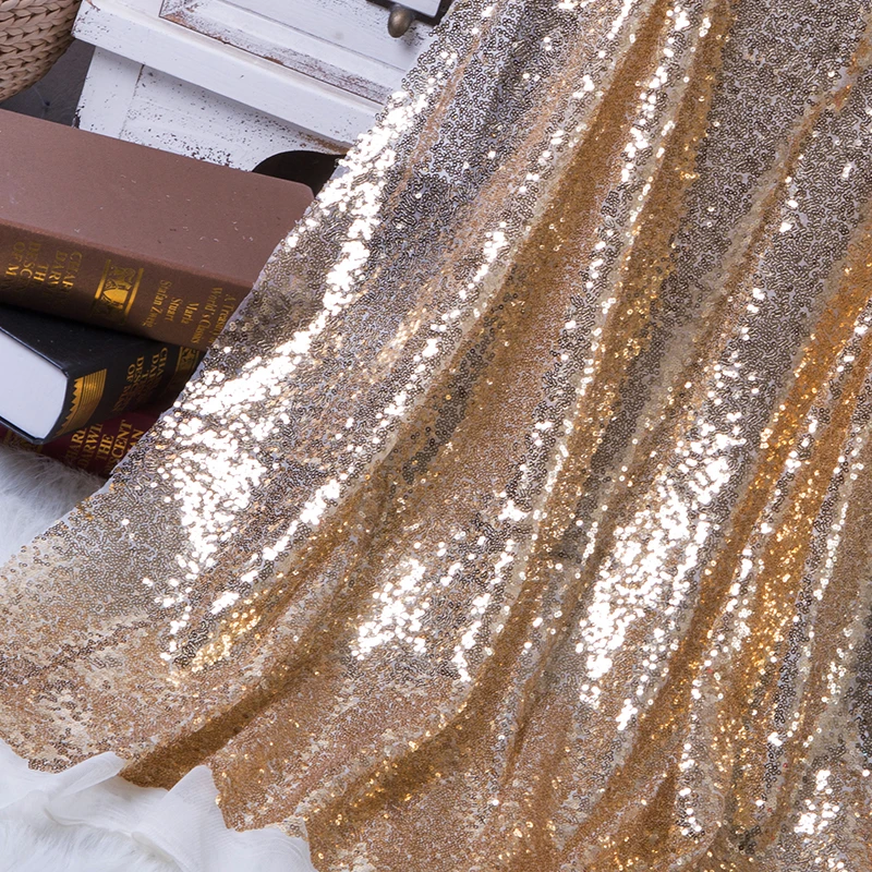 Новинка 125x50 см DIY 3 мм блестка блестящая золотая, серебряная, блестящая ткань для одежды сценические вечерние свадебные украшения для дома