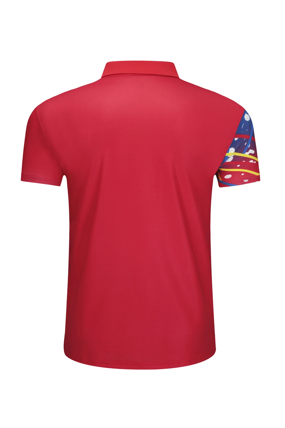 Новая мужская рубашка для бадминтона с коротким рукавом, Быстросохнущий и проветривающийся костюм для бадминтона, женский костюм для настольного тенниса, рубашка для бега