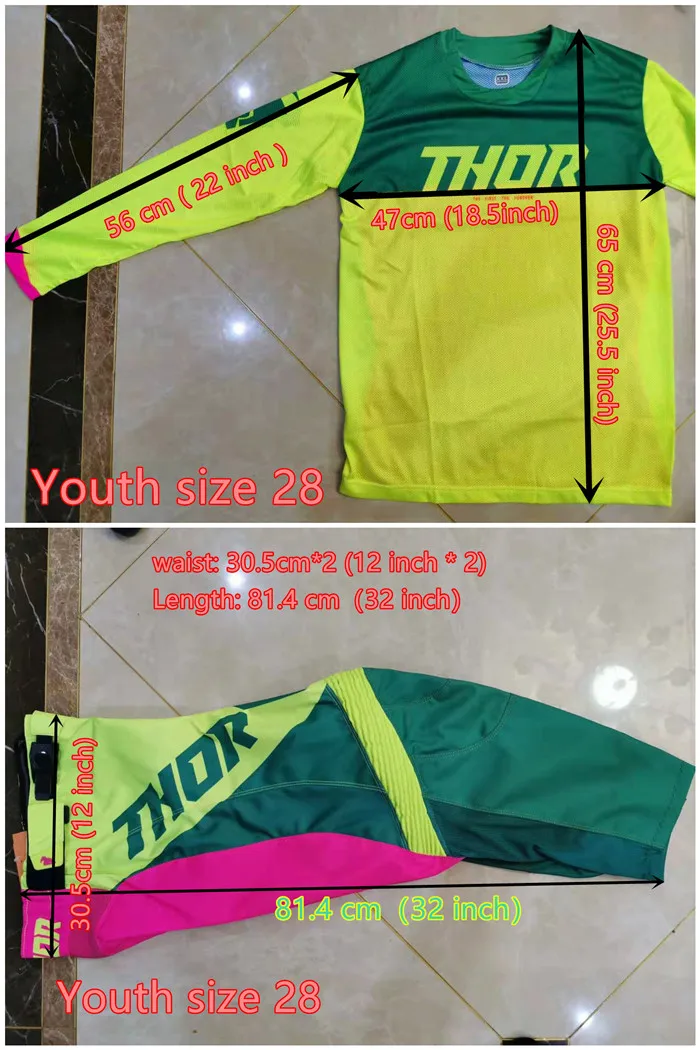 MX Джерси Набор ATV оборудование для мотокросса Комплект Топ грязи велосипедный Костюм мото одежда