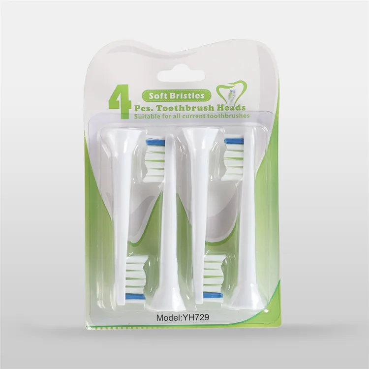 Electric Toothbrush Head HX6064 Adult Acoustic Replaceable Toothbrush Head YH729 DuPont Soft Bristle Diamond White Type