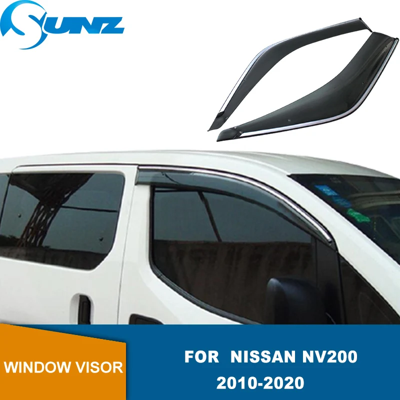 Оконные дефлекторы для Nissan Nv200 2010 2011 2012 2013 2014 2015 2016 2017 2018 2019 2020 пластиковый