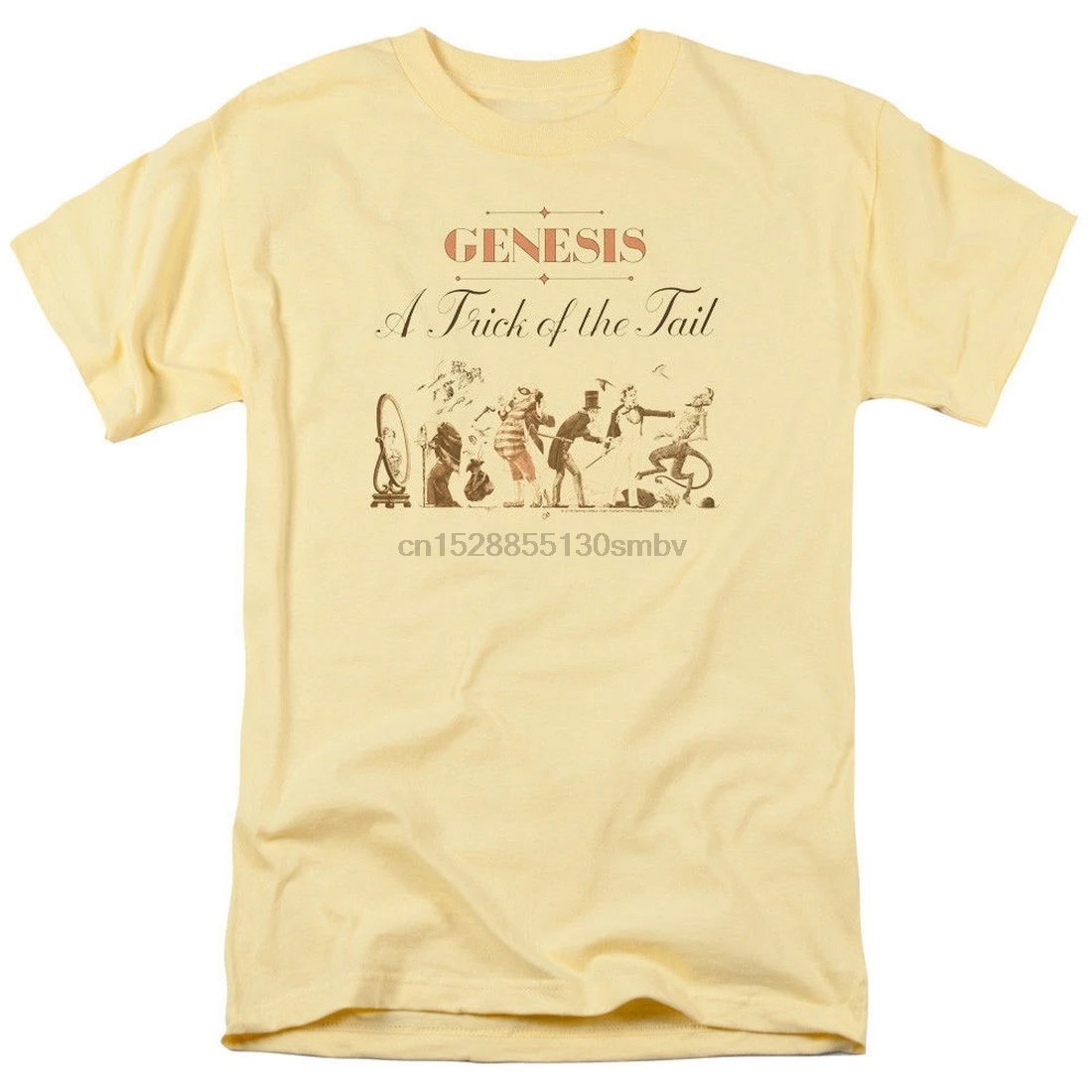 Genesis Band Trick Of The Tail Обложка альбома Винтаж 1976 лицензированные топы для взрослых