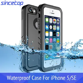 

SEFor iPhone se case Waterproof phone case for iPhone 5s bag ShockProof Heavy Duty coque Protective Carry Cover for iPhone 5Case