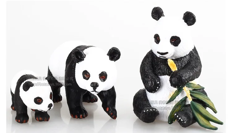 Boutique Animal Model Toy Set Red Panda Wild Panda Model Toy Animals Garage Kit Model