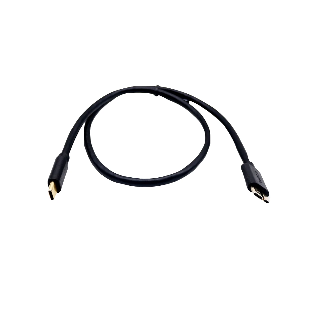 

1x Gold Plated USB 3.1 Type C Male to USB 3.0 Micro B Male Plug HDD Enclosure Fast Data Sync Connector Cable 0.5m/1m/1.8m