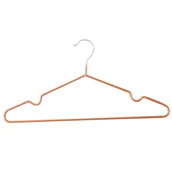 

10 pcs/lot Children Adult Non-Slip Metal Shirt Trouser Hook Hangers Coat Hanger Clothes Accessories Rack (Rose gold)