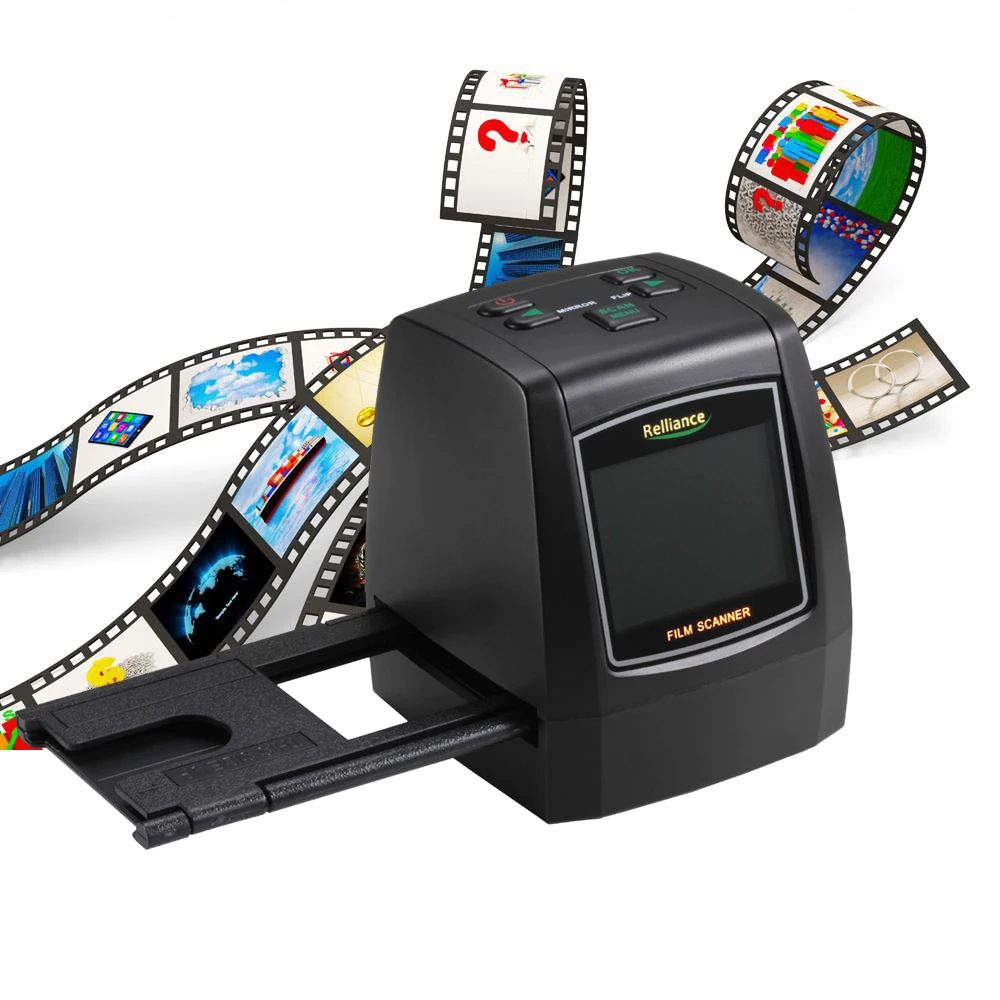 2.4in LCD 14MP 22MP 135mm Film Photo Scanners Color Negative Film Scanner Slide Viewer Scanner Digital Converter