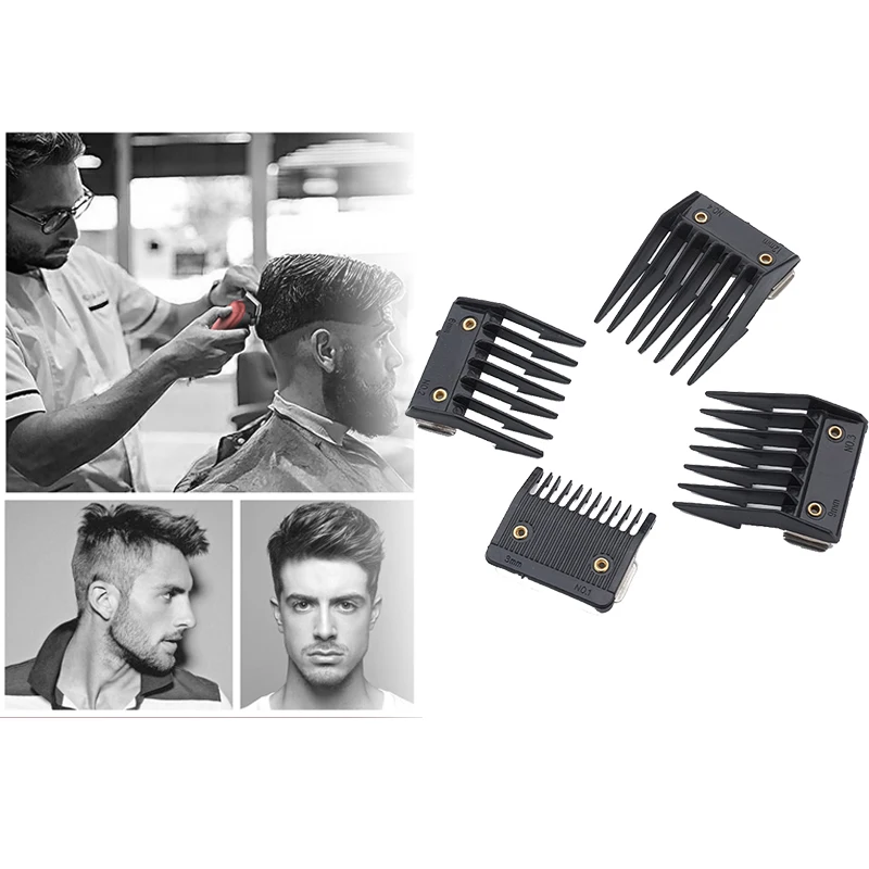 

-4 Attachment Comb Set for Wahl with Metal Backed Cutting Guide m 6mm 9mm 12mm