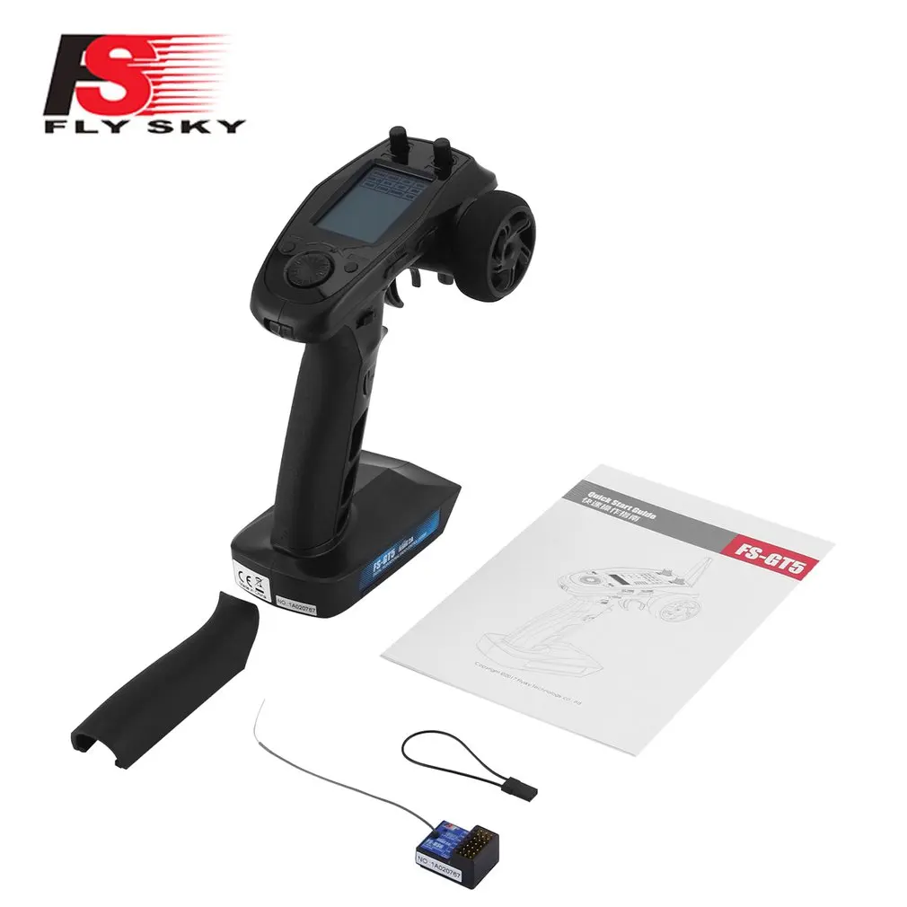 Радиопередатчик FLYSKY FS-GT5 GT5 2 4G 6CH RC с ресивером FS-BS6 для радиоуправляемых