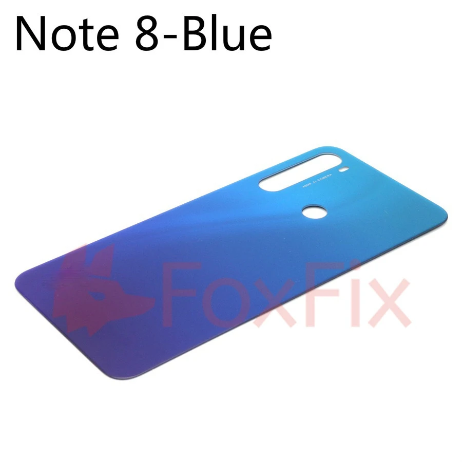 transparent mobile frame Back Glass Cover For Xiaomi Redmi Note 8 Pro Battery Back Cover Replacement Note8 Rear Housing Door Clear Case Repair Parts mobile phone housings Housings & Frames