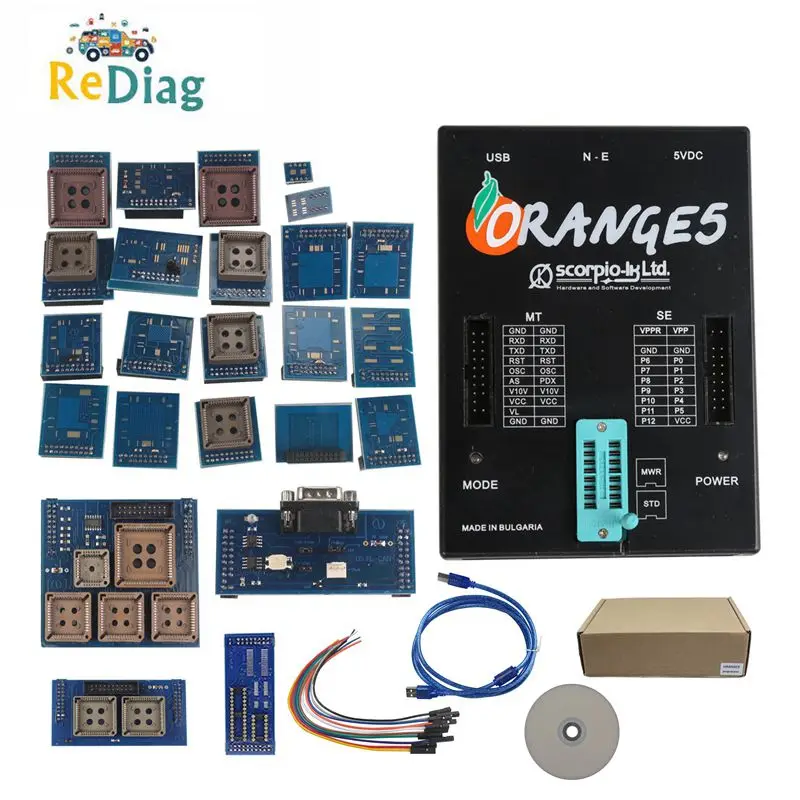 OEM orange5 programmer orange 5 programmer with full adapters ORANGE 5 Professional Programming Device and software