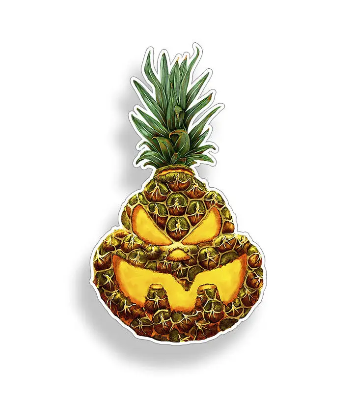 

Наклейка в виде ананаса Джека и тыквы