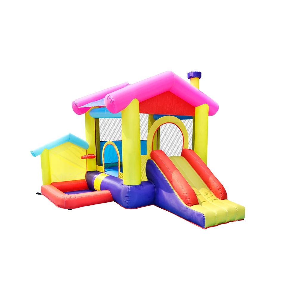 

Inflatable Small Bouncing Castle Bounce House Jumper Home Park for Kids Indoor Funny Party Playground Bouncer Trampoline Game