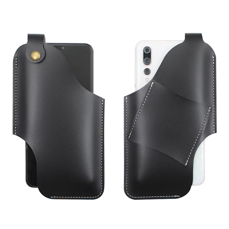 PU Leather Phone Holster Holder for Belt Loop Cell Cases Pouch Iphone Xiaomi Samsung Smart | Мобильные телефоны и