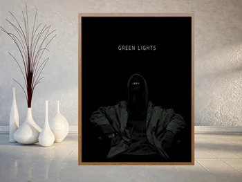 

NF Rapper Hip Hop Music Poster Album Cover Silk Poster and Print Wall Art Picture Painting Home Decor