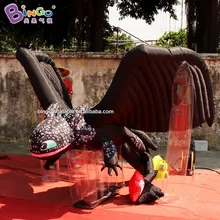 3x2,4x2 м надувной одиночный Динозавр для украшения мероприятий/черный Динозавр для Хэллоуина дисплей игрушки