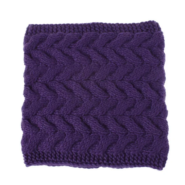 Purple scarf NUZADA, зимние вязаные шапки для женщин, модный теплый хлопковый шарф, вязаная шапка, шапки бини, маски, шапки для девочек, шапки высокого качества для женщин - Цвет: Purple scarf