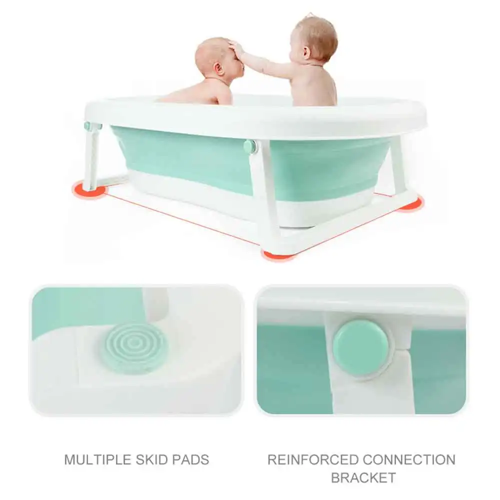 Newborn Baby Folding Bath Tub Portable Children Large Size Non-Slip Safe Bathtub Infant Shower Bath Pad Baby Shower Soft Pillow Newborn Baby Folding Bath Tub Portable Children Large Size Non-Slip Safe Bathtub Infant Shower Bath Pad Baby Shower Soft Pillow