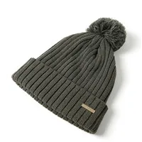 Теплая шапочка вязаная Skullies Beanies Зимние шапки для детей Твердые крышки капот с помпоном Kniiting тюрбан шапка - Цвет: dark gray