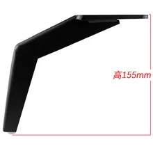 Европейский стиль простой наклон черный угловой диван для ступней кровать стояк мебель аксессуары