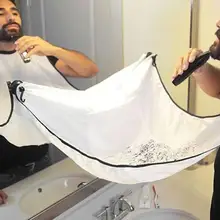 Водонепроницаемая ткань бритье ремонт борода накидка стрижка полотно для бритья обертывание с 2 присосками парикмахерский шарф парикмахерские инструменты