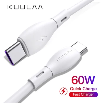 

0.5/1/2 M 60W USB Type C To USB C Cable For Samsung S10 Type-C PD Fast QC4.0 USB-C Cable For Macbook Samsung Huawei Xiaomi