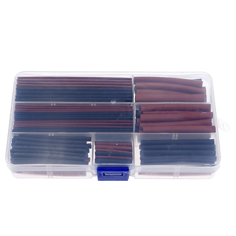 150Pcs 2 : 1 Polyolefin H-type Heat Shrink Shrinking Tubing Tube Red+Black kit set