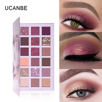 

UCANBE Brand Shimmer Matte Eyeshadow Makeup Palette Long Lasting Waterproof Nude Eye Shadow Pallete Beauty Cosmetic Kit