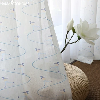 

Simple Home Decor Voile Tulle Curtains For Living Room Kitchen Double Bedroom Decoration White Tulle Sheer Curtains Happy Skiing