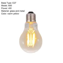 4 Вт E27 лампа Эдисона в винтажном стиле Светодиодный светильник накаливания лампа Подвесная лампа теплая желтая декоративная лампа для внутреннего и наружного использования
