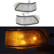 Заднего вида указатель поворота бокового зеркала светодиодный светильник повторитель для Honda для CRV 2007-2011 Crosstour 2011- правая сторона желтый светильник
