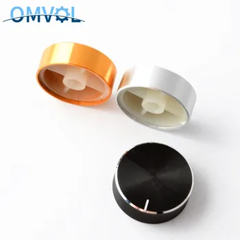 

1PC 6MM Aluminum Shell Knob Volume Knob Potentiometer Knob 30MM* 10MM