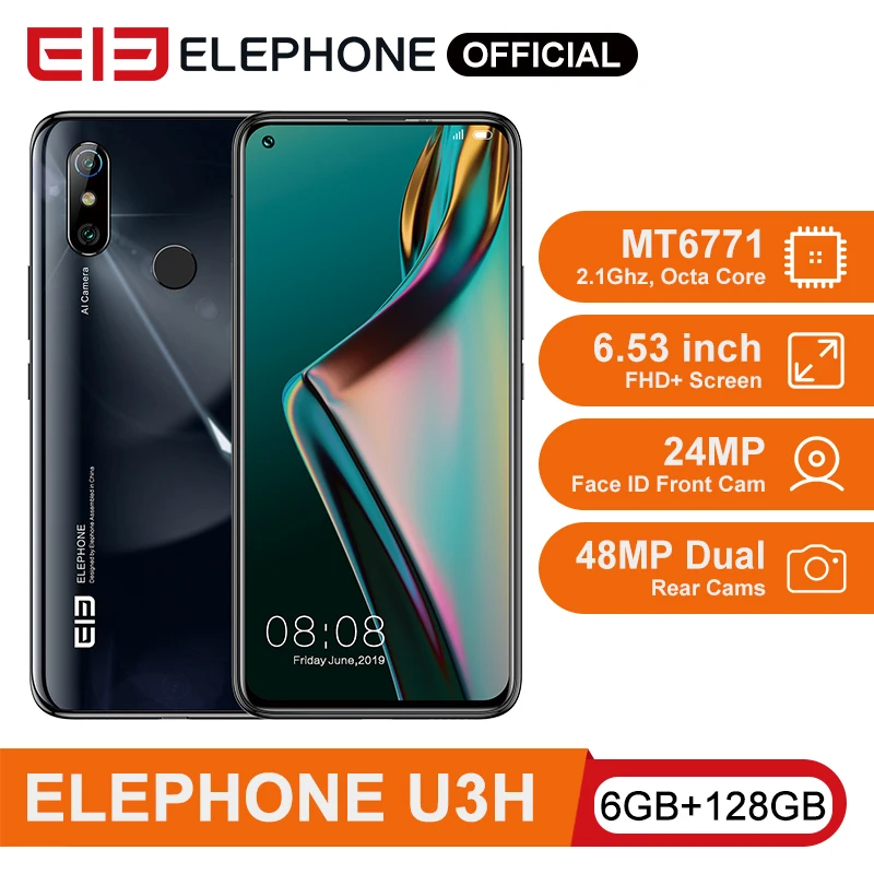  ELEPHONE U3H Helio P70 Octa Core Smartphone 6GB 128GB 6.53