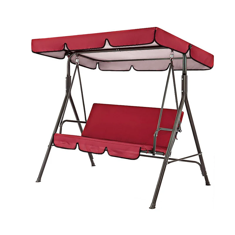 Swing Chair Cover Outdoor Garden Patio Swing Chair Seat and Top Cover Sunshade Canopy