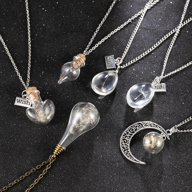 Dandelion Seeds Necklace