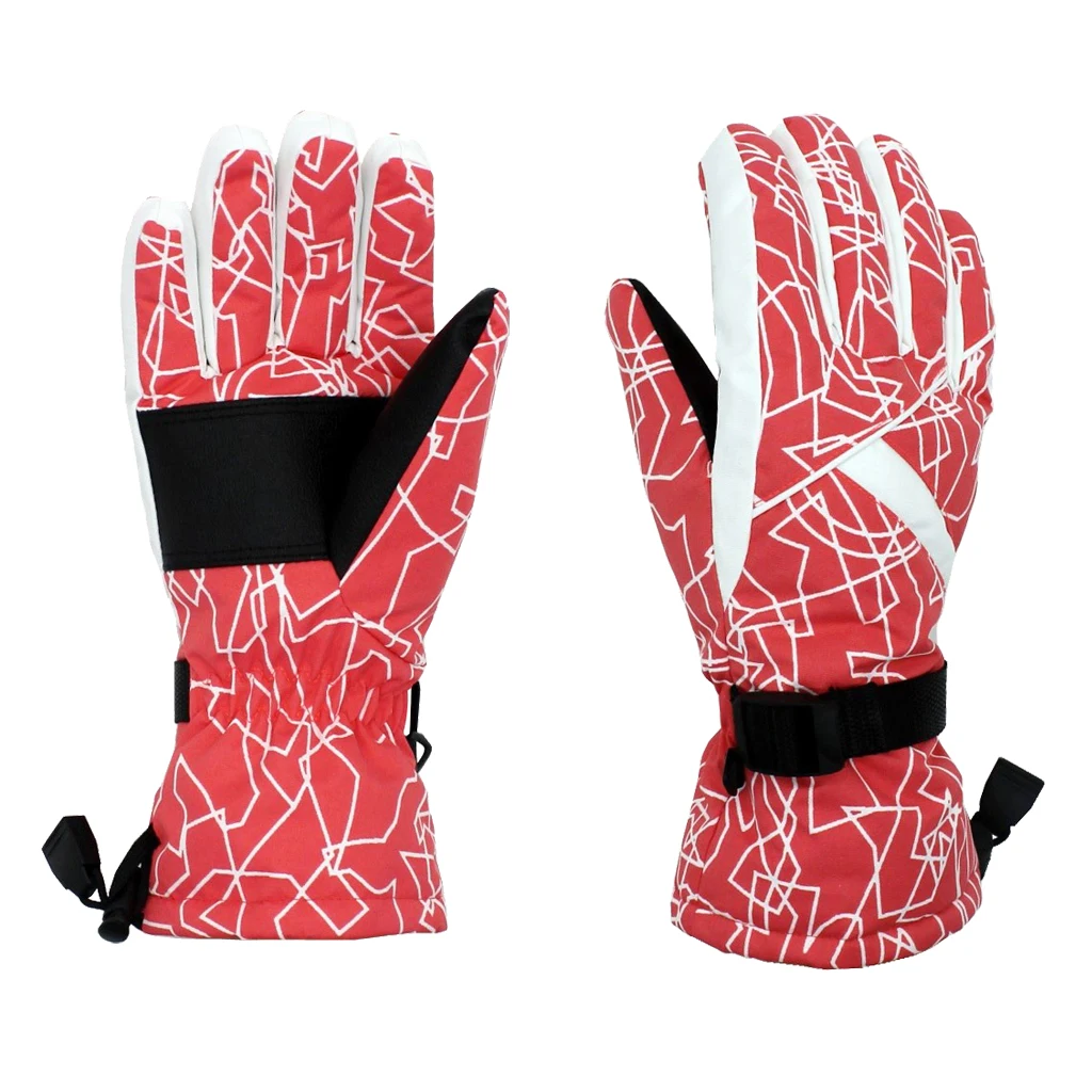 Winter Sports Thermal Warm Waterproof Snow Snowboard Ski Gloves For Women Women Ski Gloves 