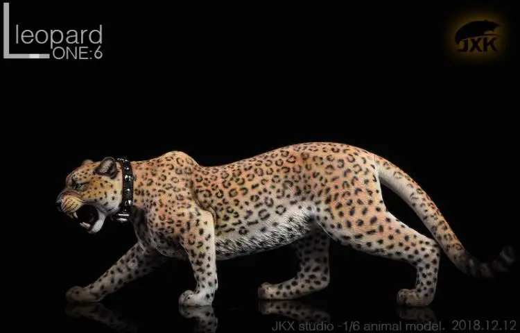 1:6 масштаб JXK JxK009C Леопард флуоресцентные глаза фигурки животных модельные игрушки, коллекционные