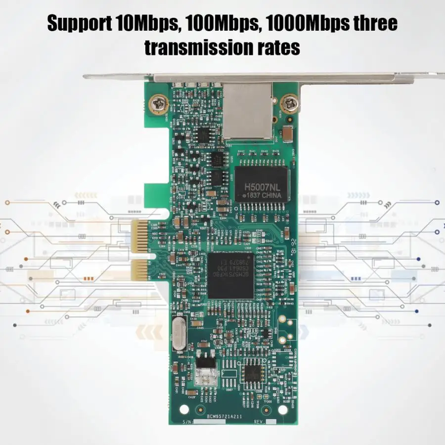 Для BCM 5751 сервер PCI-E гигабитная настольная сетевая карта NIC 10/100/1000 Мбит/с сетевая карта Ethernet