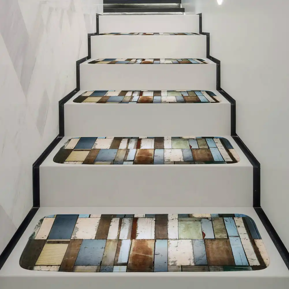 LIYUHOUZUONC Marchettes descalier Tapis de Marche descalier Protecteur de Style européen antidérapant Auto-adhésif pour Tapis descalier Color : A, Size : 1pcs 65x24x3cm LIYUHOUZUONC Marchettes descalier Tapis de Marche descalier Protecteur de Style européen antidérapant Auto-adhésif pour Tapis descalier Color : A, Size : 1pcs 65x24x3cm