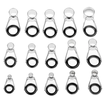 

80Pcs/set Fishing Pole Repair Kit Line Rings Eyes Fishing Rod Guide 3.2-10mm