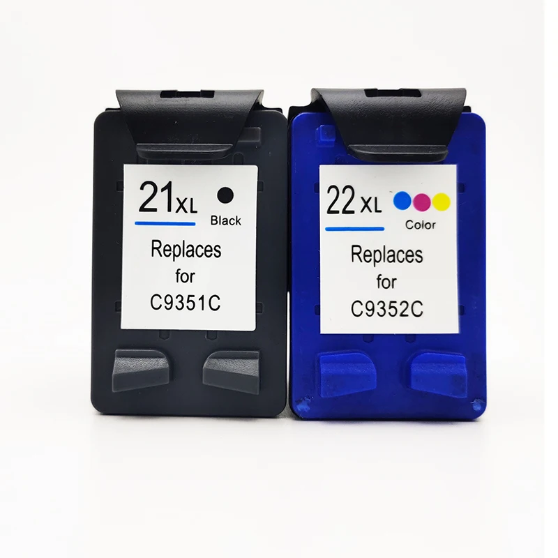 Einkshop Cartuccia Di Inchiostro Per Hp 21 22 Xl Di Ricambio Per Hp 21 Hp 21 Deskjet F300 F380 380 F2180 F2200 F2280 F4180 D2300