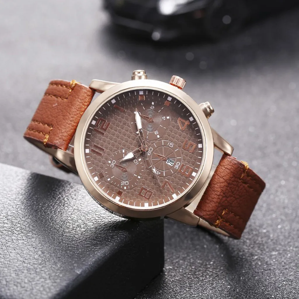 

Luxury Men's Single Calendar Watch Fashion Mechanical Hand Wind Men's Quartz Watches reloj hombre 2020 FJSL
