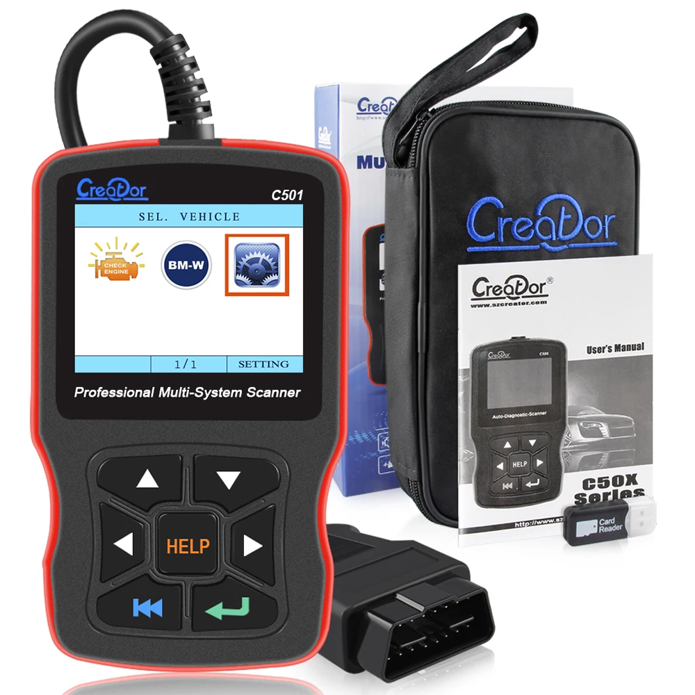 Создатель C501 OBD 2 Автомобильный диагностический сканер для BMW e46 e39 e90 e60 считывания