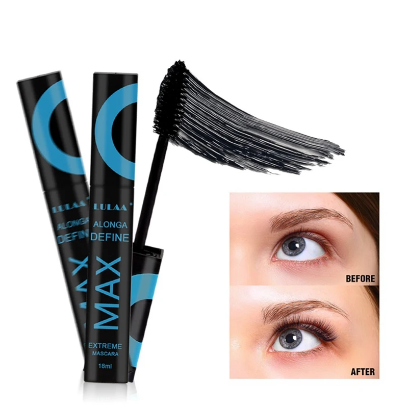 Waterproof Natural Eyelash Liquid Curling Slender Thick Eyelash Non-Sticking Mascara