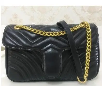 

Luxury Brand Crossbody Bags For Women 2019 Real Oxidizing Letter Famous Designer Monogram Diamond Lattice Leather Handbag Chain