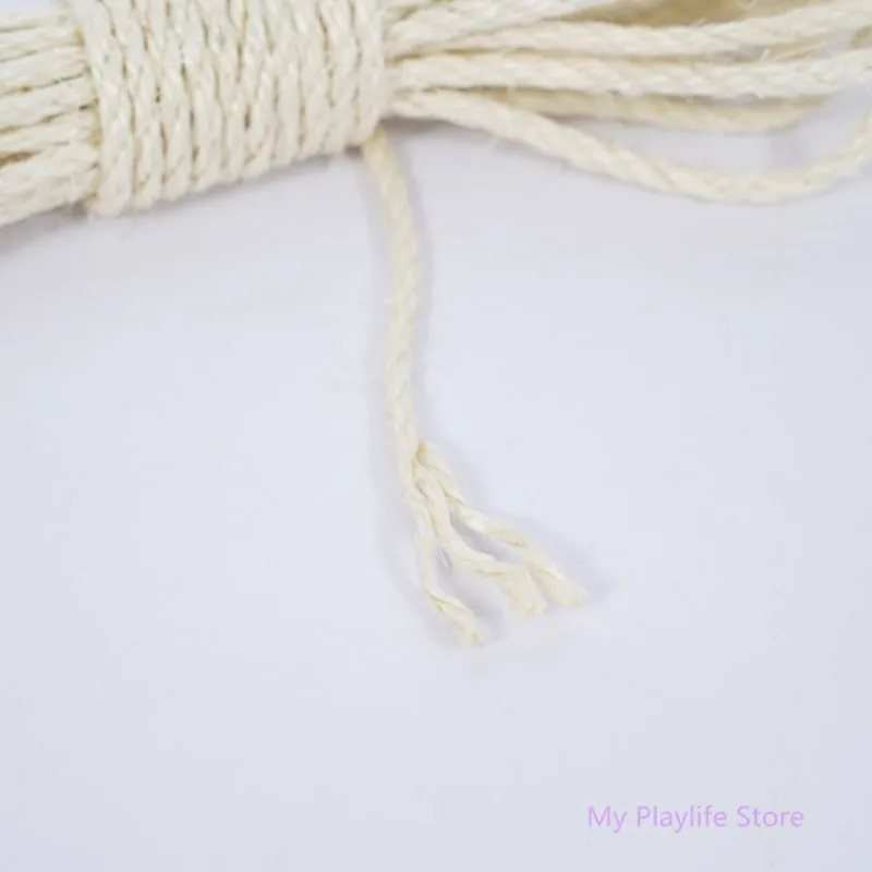 10 м сизаль веревка для кошки скретч доска пост DIY домашний альпинистский каркас аксессуары ПЭТ стол стул фиксация ног материал C42
