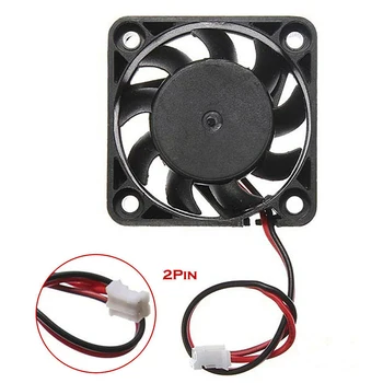 

2Pcs 12V Mini Cooling Computer Fan - Small 40mm x 10mm DC Brushless 2-pin