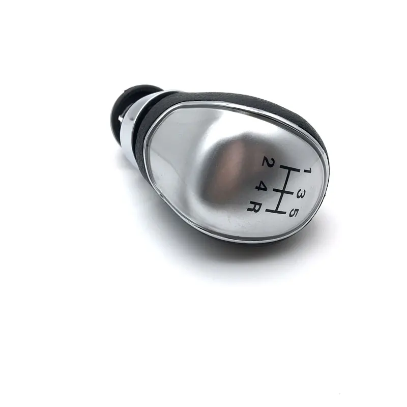 Ручка переключения передач для FORD FOCUS MK2 FL MK3 MK4 MK7 TRANSIT GALAXY FIESTA - Название цвета: silver 5speed knob