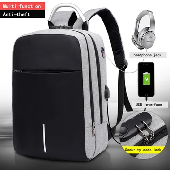 

JCPAL Men Multifunction Anti Theft Backpack 15.6" Inch Laptop Usb Charging Backpacks Waterproof Schoolbag Business Travel Bags