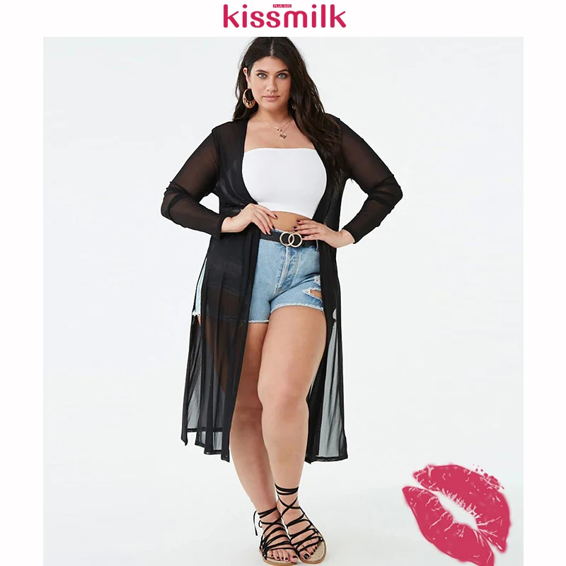 Женский кардиган Kissmilk с длинным рукавом и Боковым Разрезом | Женская одежда